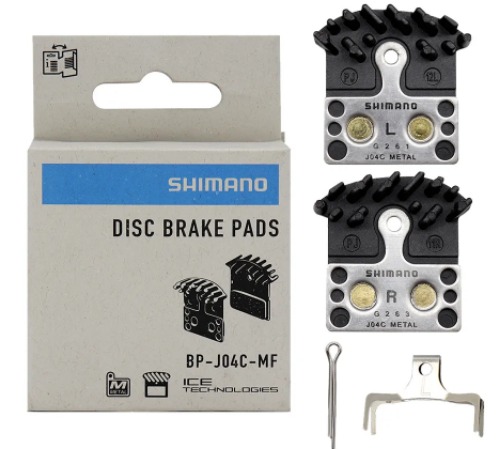 Pastiglia Freno A Disco Shimano J04C Metallo Con Molla - ICE TECHNOLOGIES Per SLX XTR